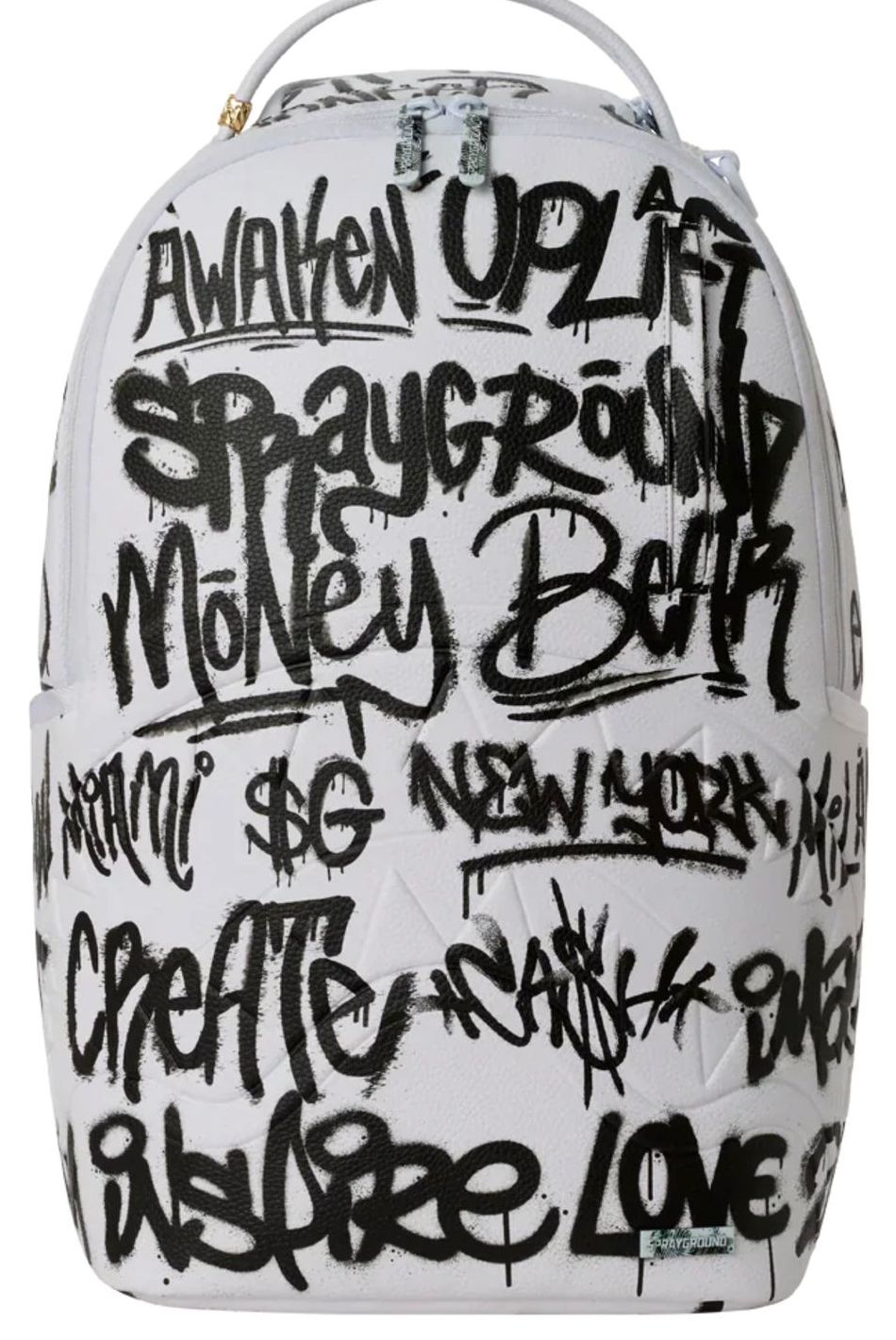 Morral Sprayground Money Bear Blanco