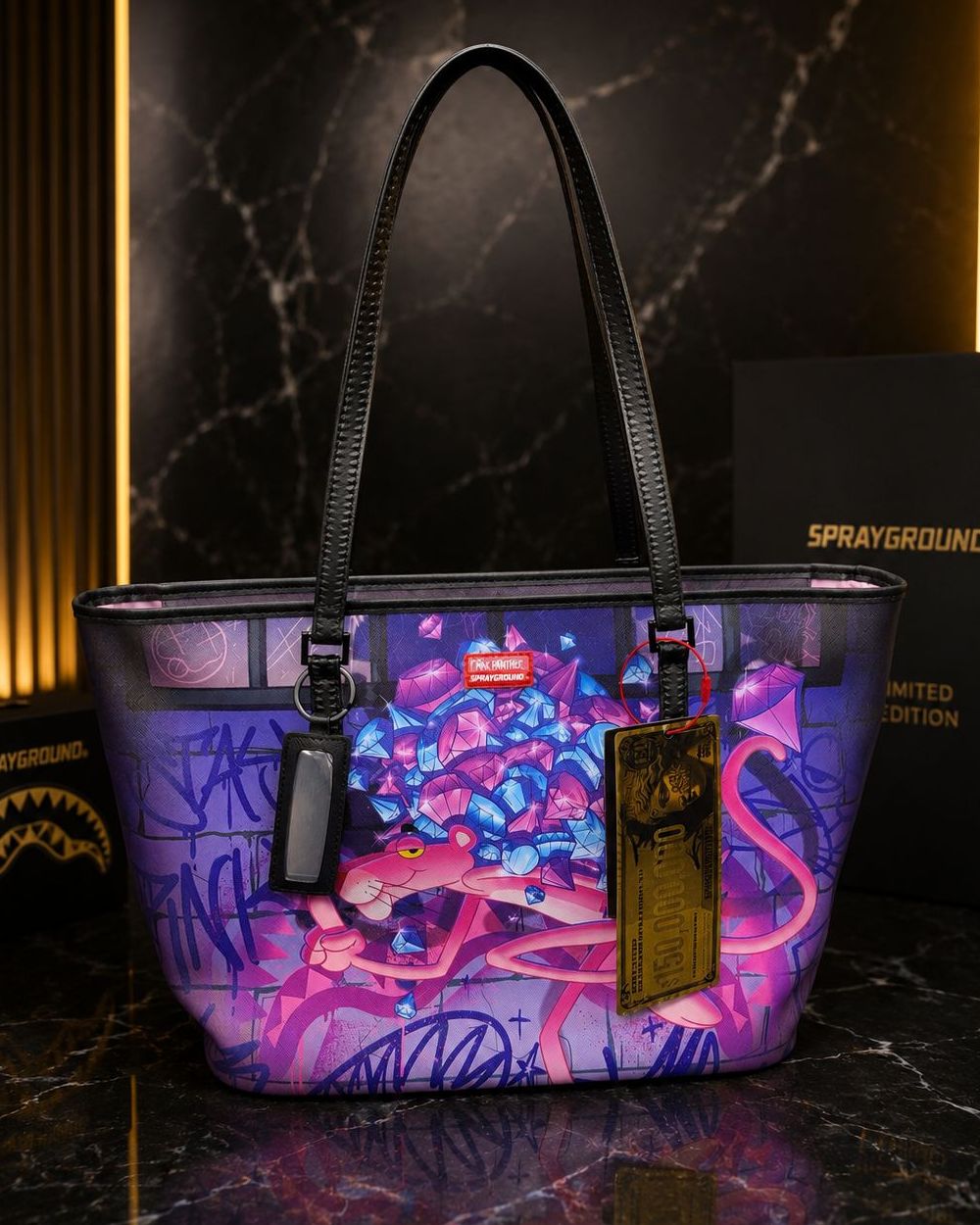 Tote Sprayground Panther Pink