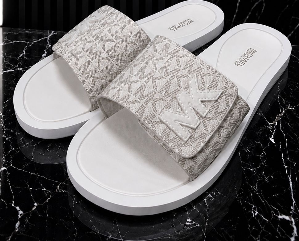 Chanclas Michael Kors Blancas Plataforma