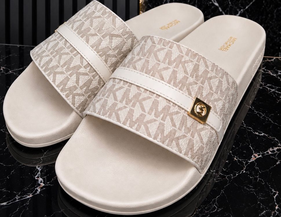 Chanclas Michael Kors Blancas