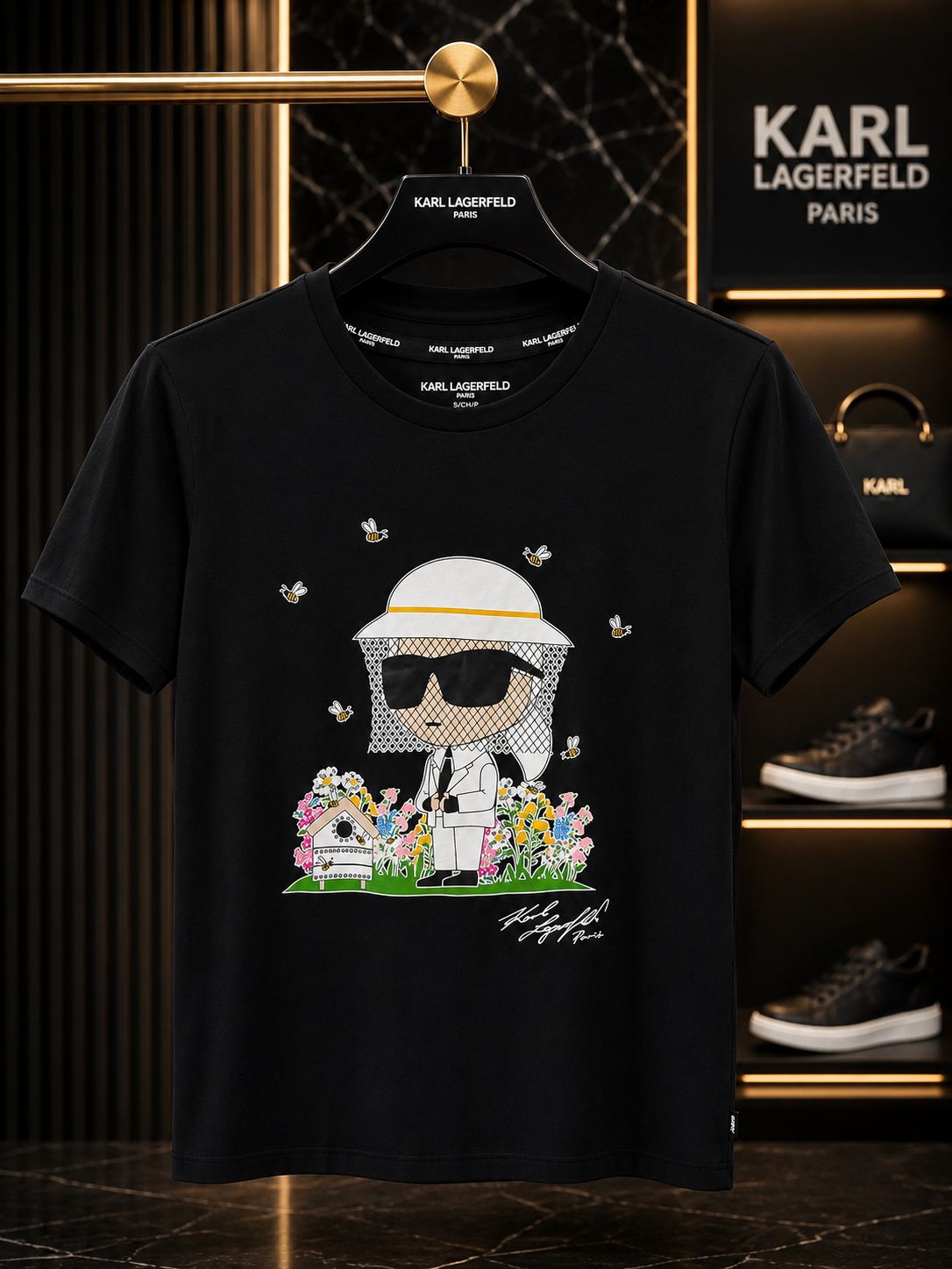 Camiseta Karl Lagerfeld Bee Garden