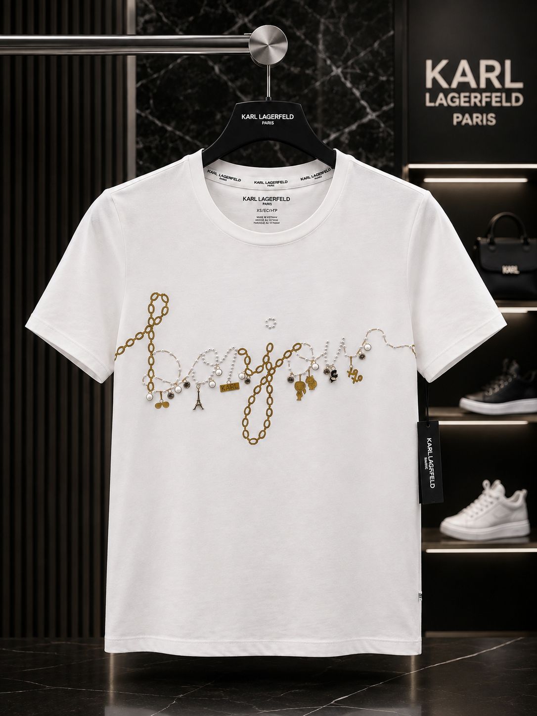 Camiseta Karl Lagerfeld Bonjour