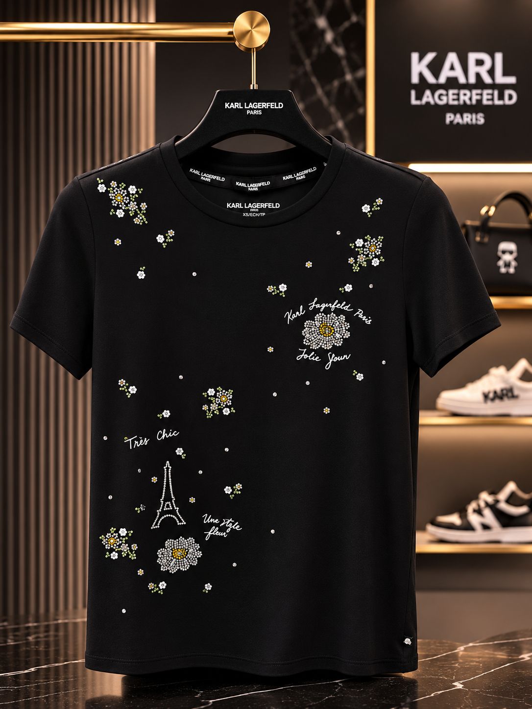 Camiseta Karl Lagerfeld Très Chic