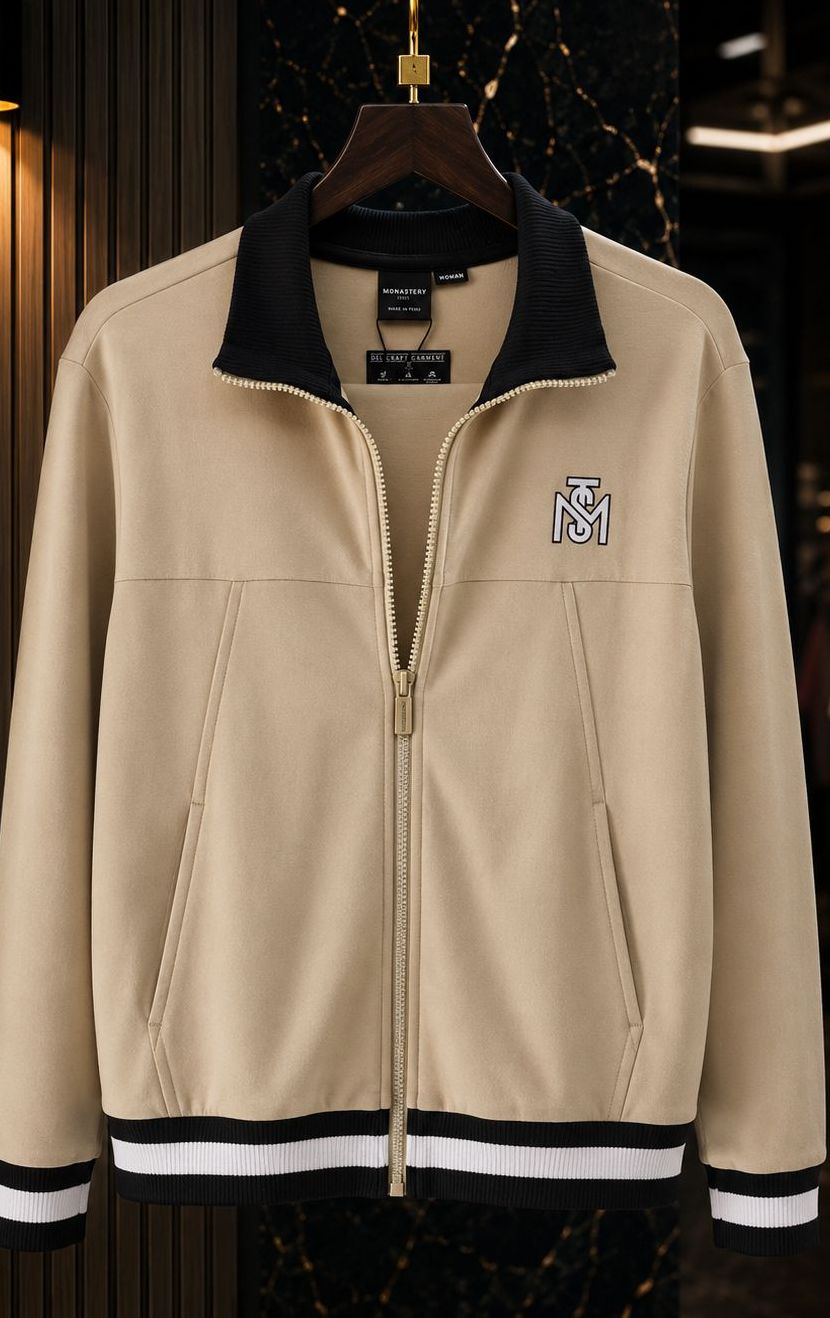 Conjunto Sudadera y Saco Beige Monastery